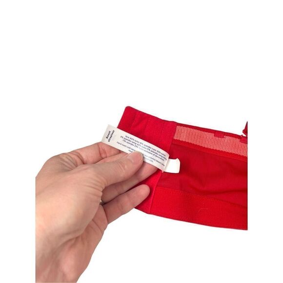 Cacique lace push‎ up Boost strapless bra Size 40F red - Picture 6 of 9